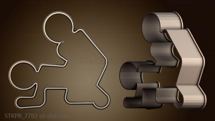 Статуэтки упрощенные Игривый дизайн контура