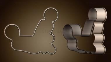 3D модель Схема детской обуви (STL)