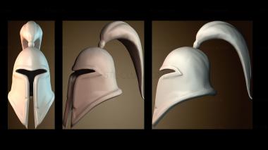 3D модель Шлем спартанского воина (STL)