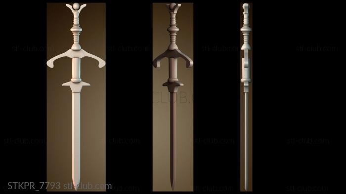 Статуэтки упрощенные Элегантный дизайн меча