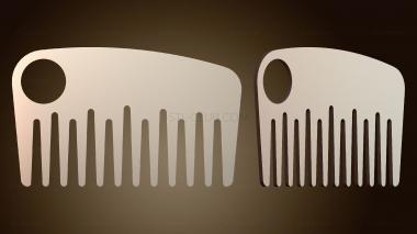 3D модель Дизайн расчески для волос (STL)