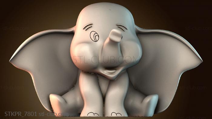 Статуэтки упрощенные Дамбо Слон