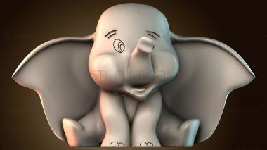 3D модель Дамбо Слон (STL)