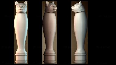 3D модель Дизайн фигурки кошки (STL)