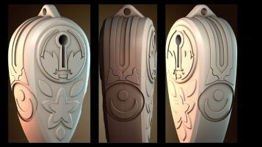 3D модель Изысканный дизайн замочной скважины (STL)