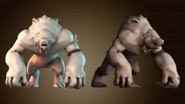 3D модель Медведь (STL)