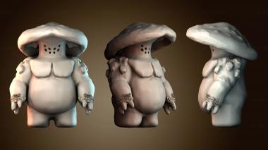 3D модель Грибной воин (STL)