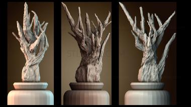 3D модель Скульптура «Скрученное дерево» (STL)