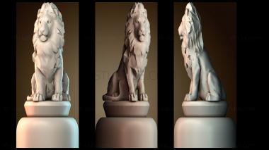3D модель Украшение скульптуры льва (STL)