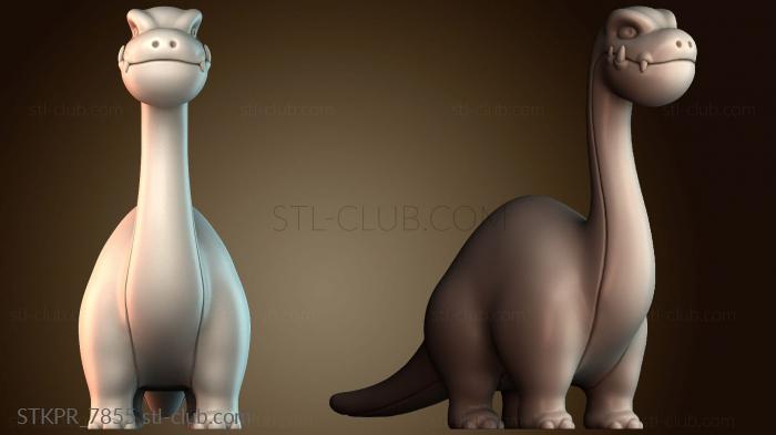 Статуэтки упрощенные Динозавры едят траву