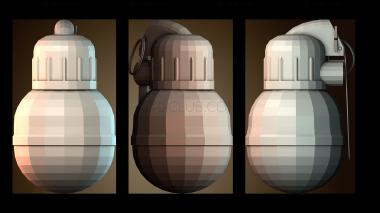 3D модель Абстрактная лампочка (STL)