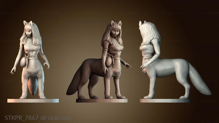 Статуэтки упрощенные Рогатка женского пола Foxtaur