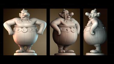 3D модель Мистер Обеликс (STL)