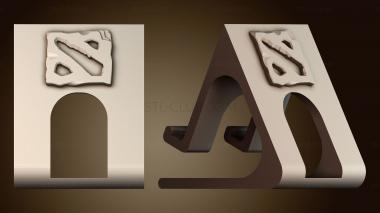 3D модель Дизайн логотипа игры (STL)