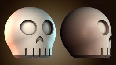 3D модель Стилизованный дизайн черепа (STL)