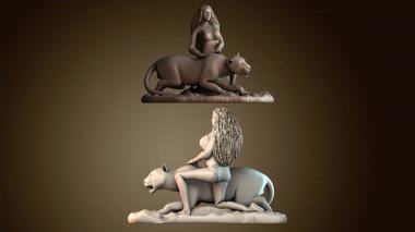 3D модель Друид с Пумой (STL)