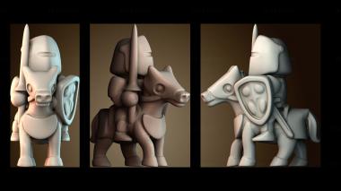 3D модель Верховая езда (STL)