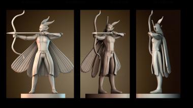 3D модель Мисс Арчфей (STL)