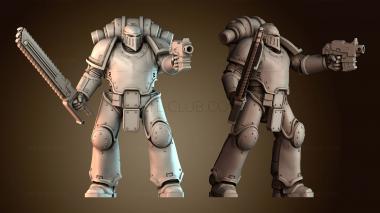 3D модель Бронированный воин (STL)