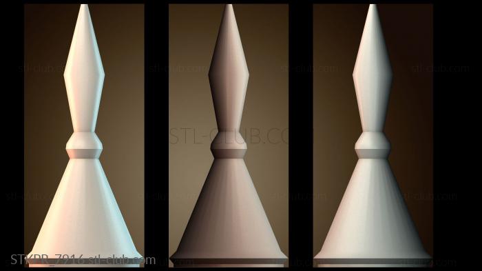 Статуэтки упрощенные Цилиндрическая пешка шахматы