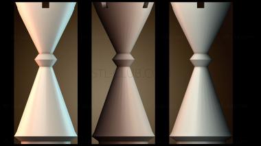 3D модель Cyl Rook шахматы (STL)