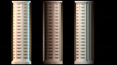 3D модель Колонна с пазами (STL)
