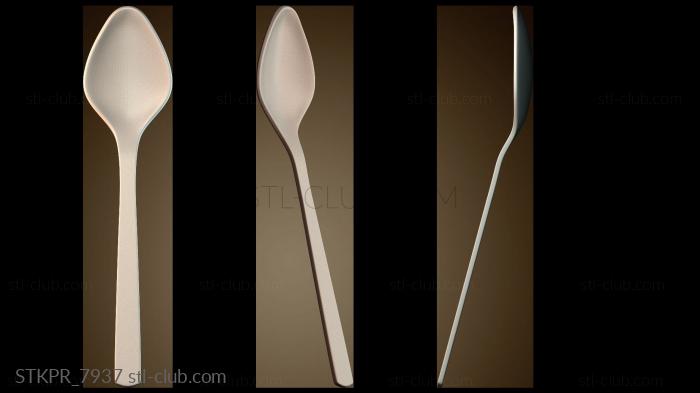 Статуэтки упрощенные Простая сервировочная ложка