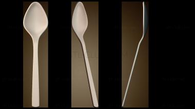 3D модель Простая сервировочная ложка (STL)