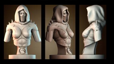 3D модель Черный дракон истребитель (STL)