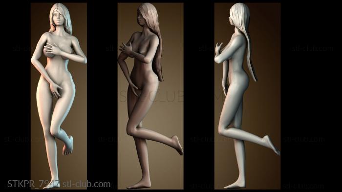 Статуэтки упрощенные Застенчивая леди