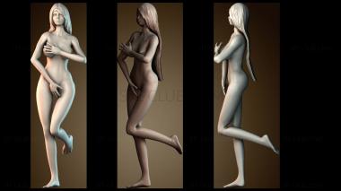 3D модель Застенчивая леди (STL)