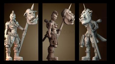 3D модель Женщины командиры (STL)