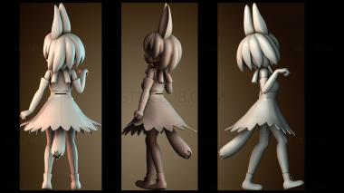 3D модель Мисс Сервал (STL)