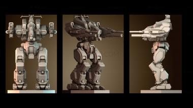 3D модель Проектирование механического робота (STL)