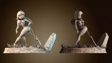 3D модель Мисс Вампирелла (STL)