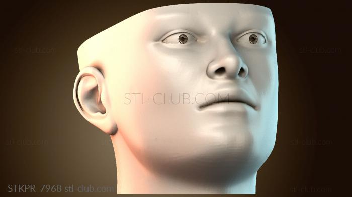 Статуэтки упрощенные Модель скульптуры лица
