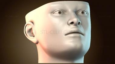 3D модель Модель скульптуры лица (STL)