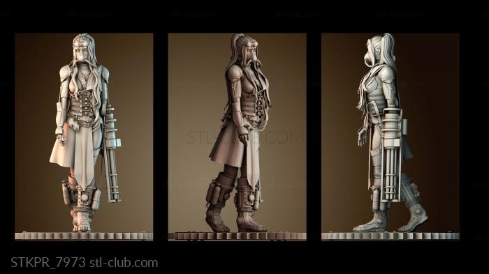 Статуэтки упрощенные Мисс Scifi Scout