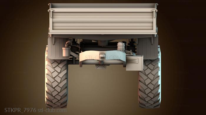 Самосвал, вид сзади