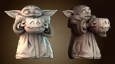 3D модель Малыш Йода (STL)