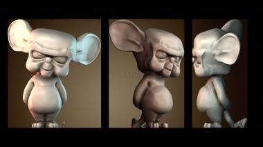 3D модель Мозговая мышь (STL)