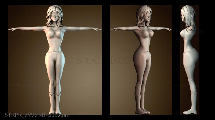 Статуэтки упрощенные Мисс Киборг Леди