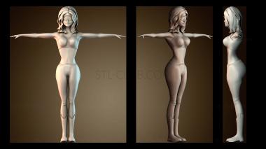 3D модель Мисс Киборг Леди (STL)