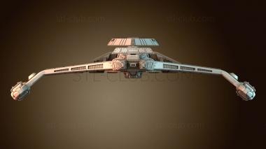 3D модель клингонский корабль ворча (STL)