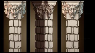 3D модель Кричащая колонна (STL)