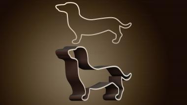 3D модель Контур таксы (STL)