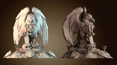 3D модель Горячие здания ядро ворон (STL)