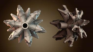3D модель Акулий зуб Звездный взрыв (STL)