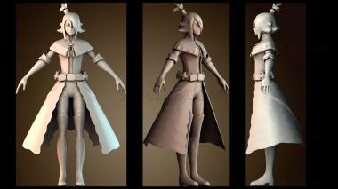 3D модель Battlerite мисс Джейд (STL)