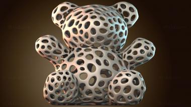 3D модель Абстрактный плюшевый мишка (STL)